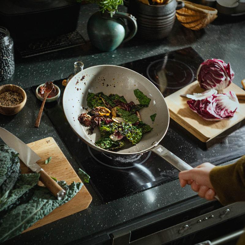 Norden wok 28 cm rustfritt stål