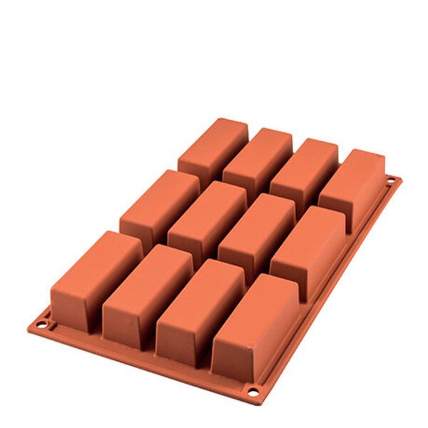 Silikonform mini kake 12 stk 7,9x2,9x3 cm