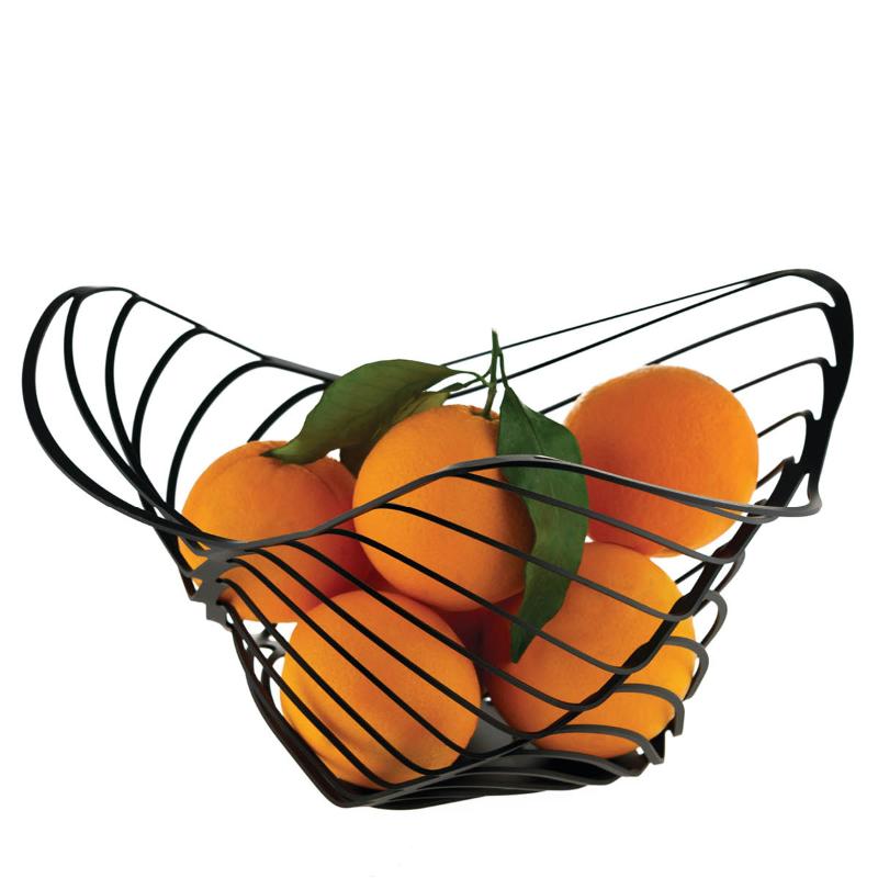 Trinity fruktkurv 34 cm svart