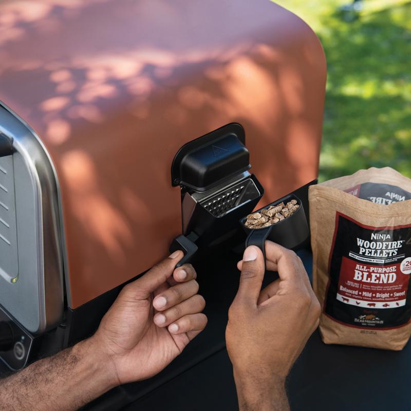 Woodfire elektrisk grill 2400W