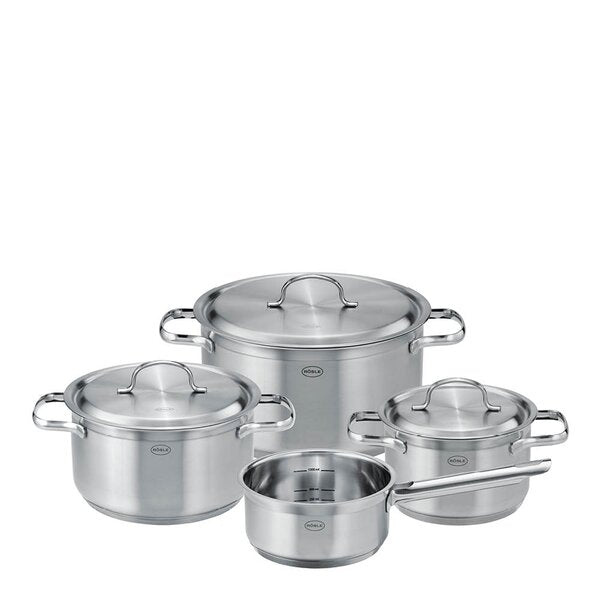 PureElements grytesett m/lokk 7 deler 1,5/2/3,6/5,9L stål