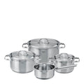 PureElements grytesett m/lokk 7 deler 1,5/2/3,6/5,9L stål