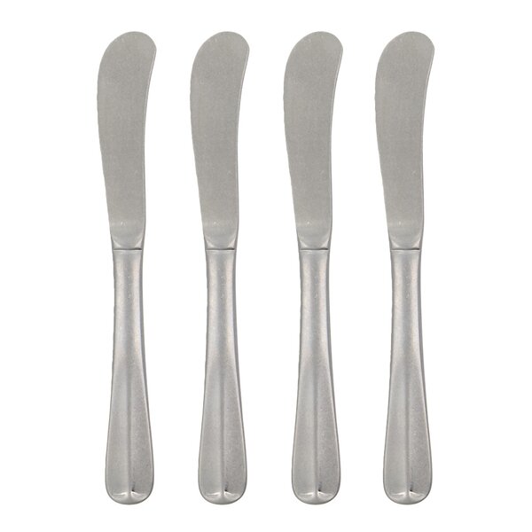 Mora smørkniv 17 cm 4 stk sølvfinish