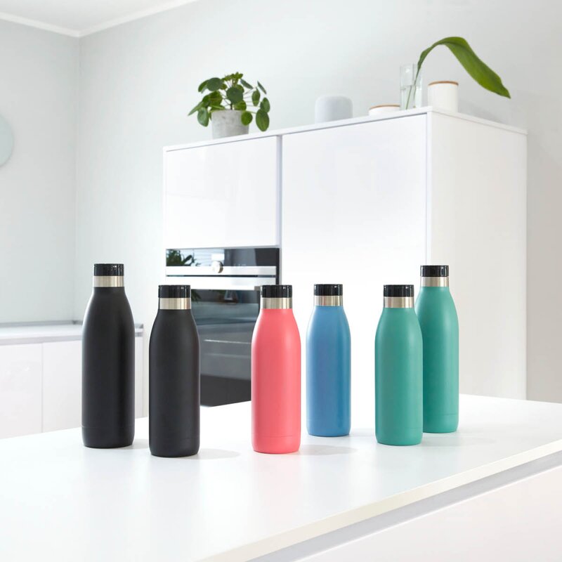 Bludrop drikkeflaske basic 0,5L blå