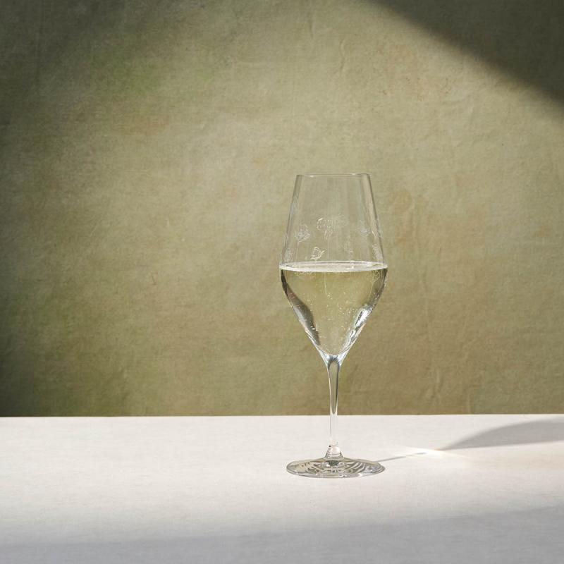 Flower champagneglass 35 cl 2 stk