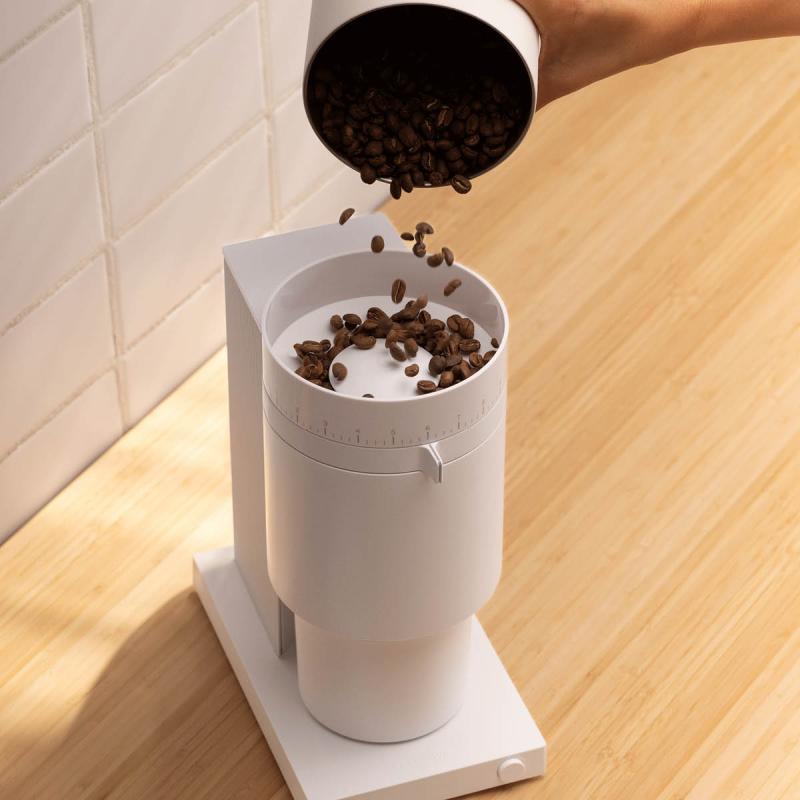 Opus Conical Burr kaffekvern hvit