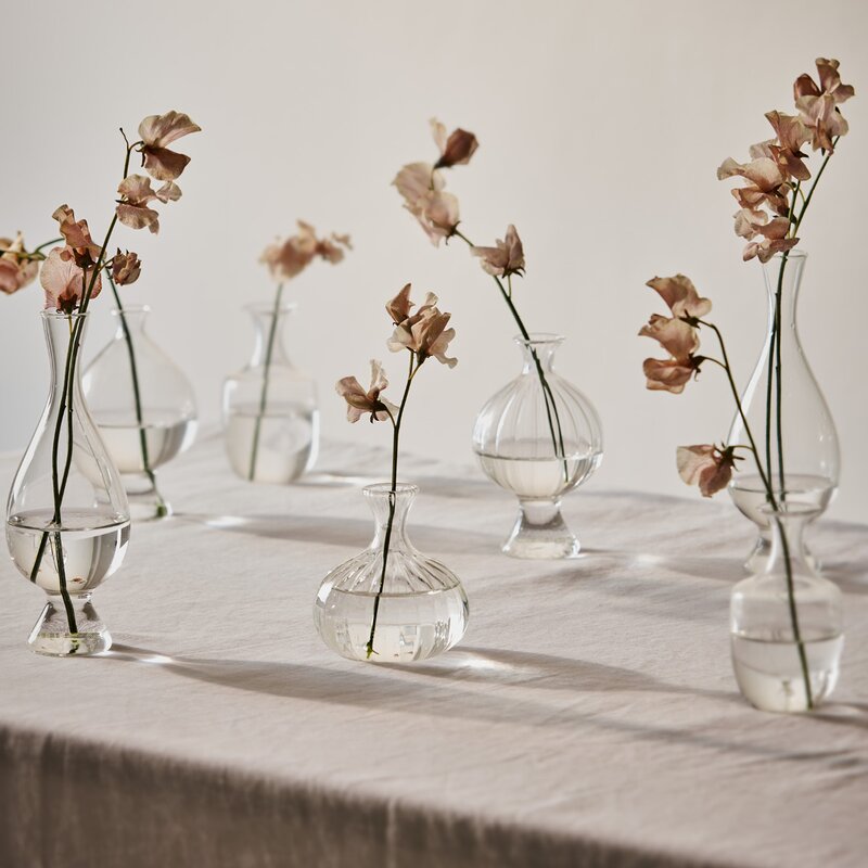 Como vase 13 cm klar