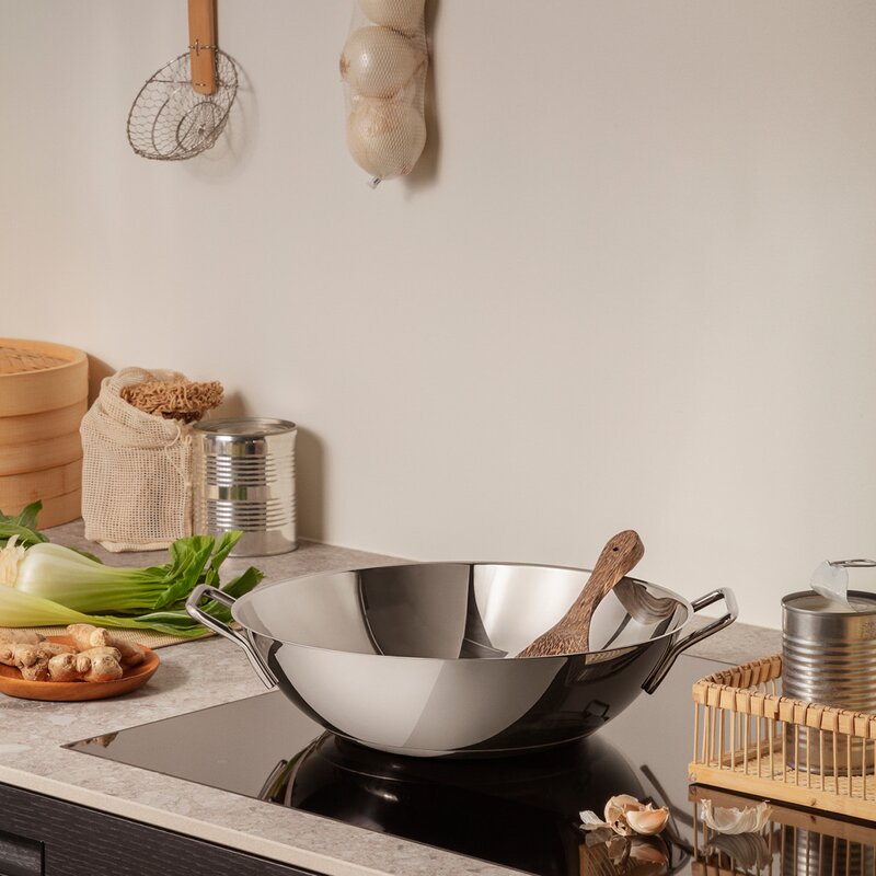 Stainless Steel wok 5L 32 cm