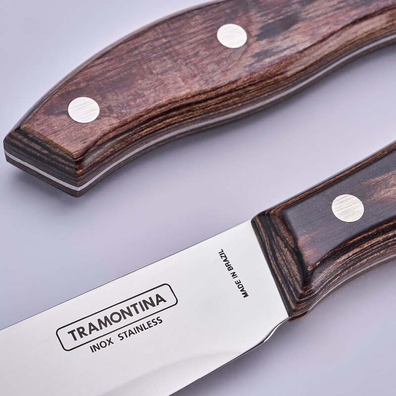 BBQ by Hellstrøm biffkniver 4 deler 23,8 cm natur