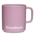 Favourite kopp med hank Grandmom 25 cl lavender
