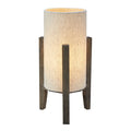 Eruca bordlampe 34 cm brunbeiset/beige tekstil