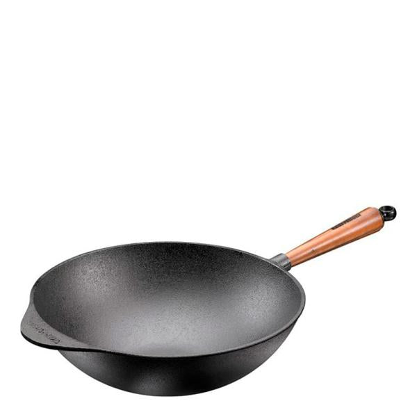 Wokpanne støpejern 32 cm