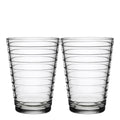 Aino Aalto glass 33 cl 2 stk klar