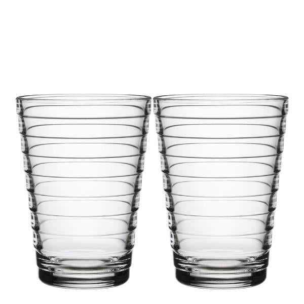 Aino Aalto glass 33 cl 2 stk klar