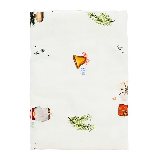 Juleduk 140x350 cm christmas days red
