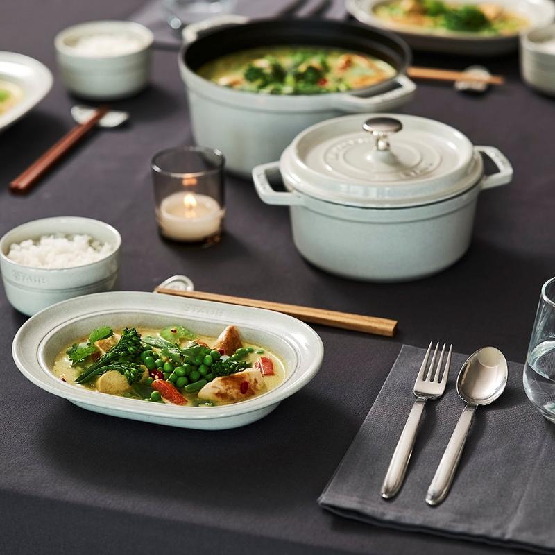 La Cocotte rund gryte 24 cm 3,8L hvit