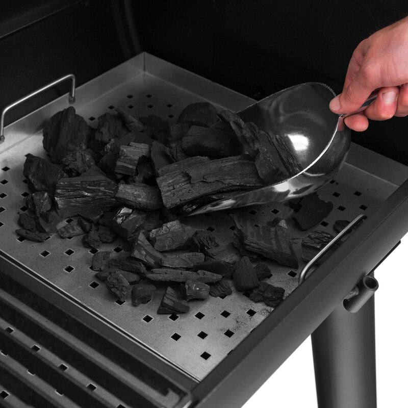 Offset Smoker 400 kullgrill svart