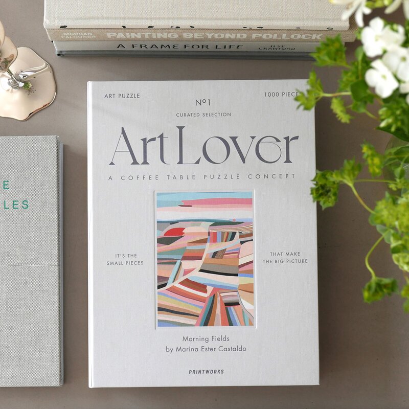 Art Lover Book puslespill morning fields 1000