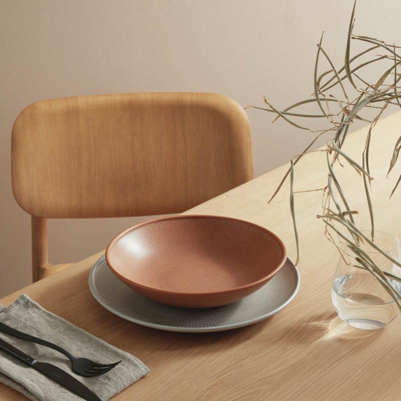 Clay dyp tallerken 23 cm earth