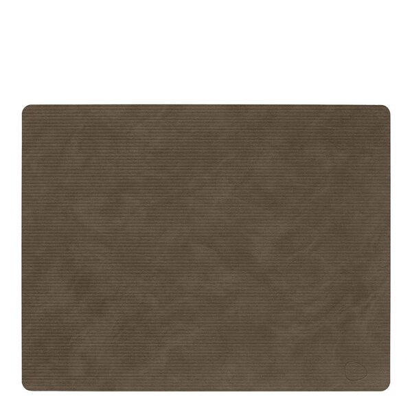 Square Corduroy spisebrikke 35x45 cm caviar