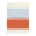Hennika pledd 120x180 cm orange/hvit/blå