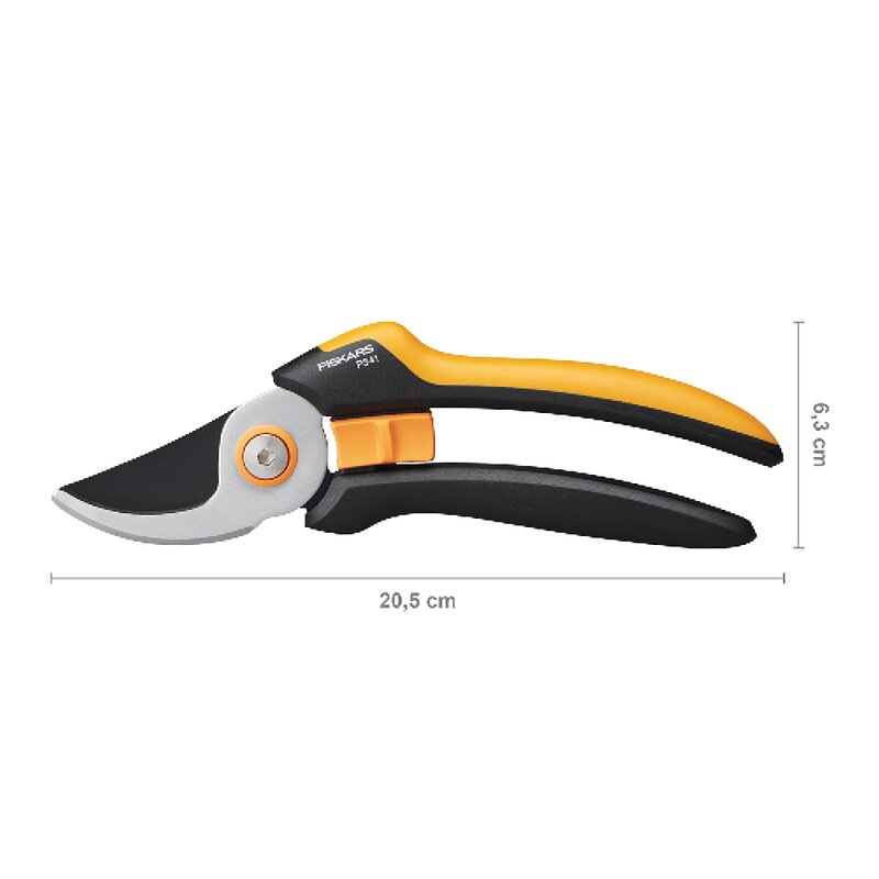 Solid™ beskjæringssaks P341 20,6 cm svart/oransje