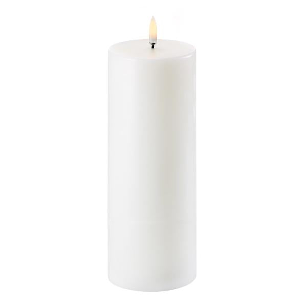 LED kubbelys 20x7,8 cm nordic white