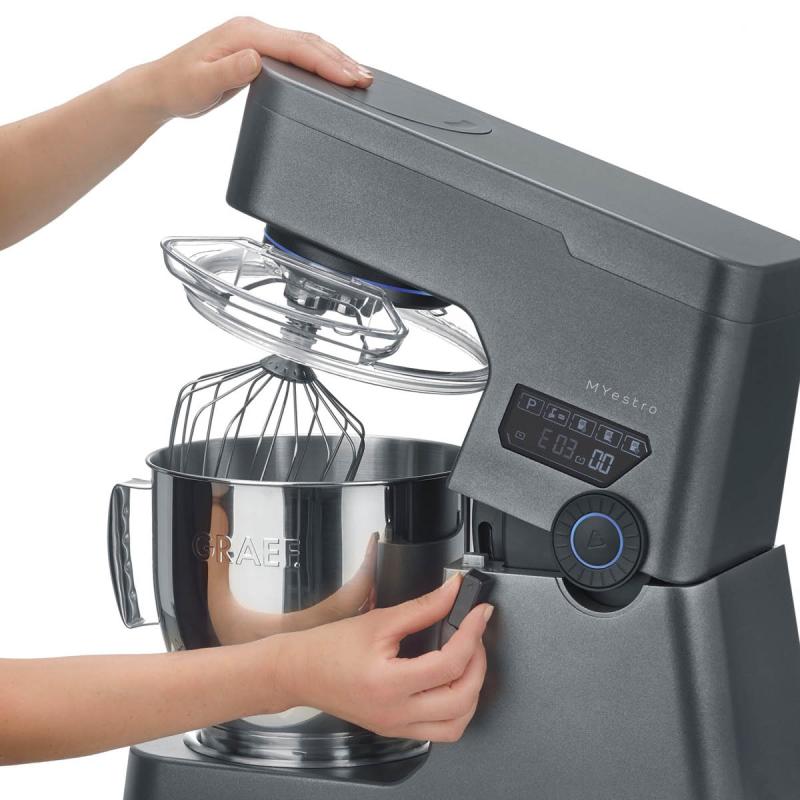 Myestro kjøkkenmaskin KM7016EU 7L grå