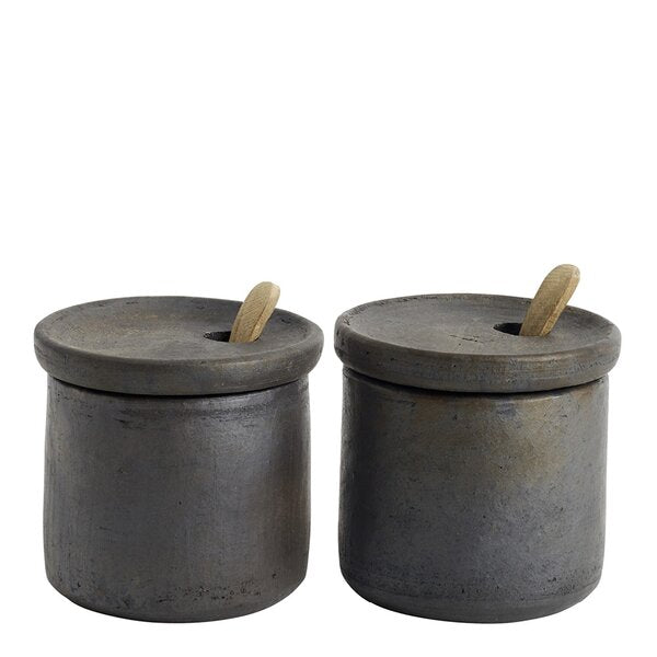 Hazel salt- & peppersett 2 deler svart