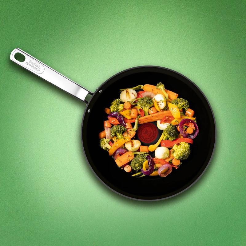 Renew+ wok 28 cm svart