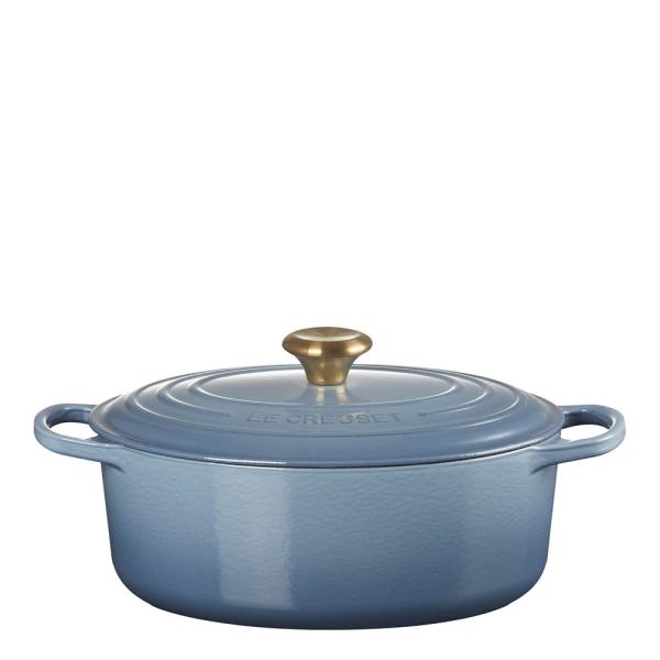 Signature oval gryte 4,1L chambray/gull