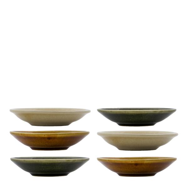 Vahé bolle 9 cm 6 stk flerfarget