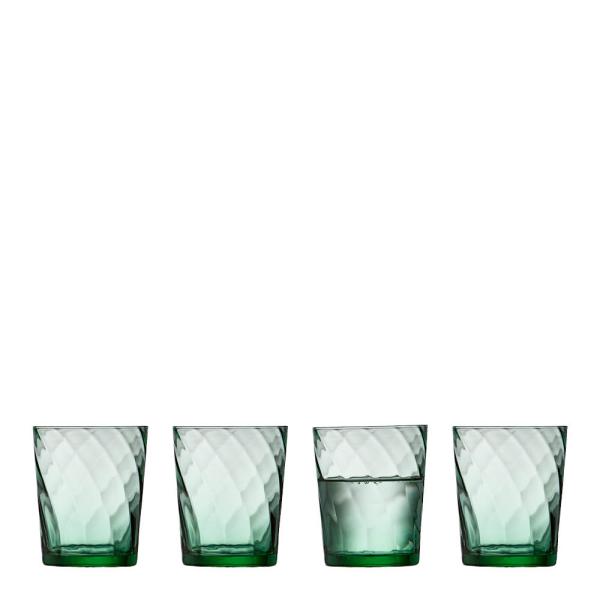 Vienna vannglass 30 cl 4 stk grønn