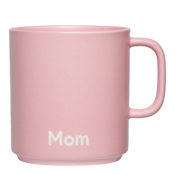 Favourite kopp med hank MOM 25 cl creole pink