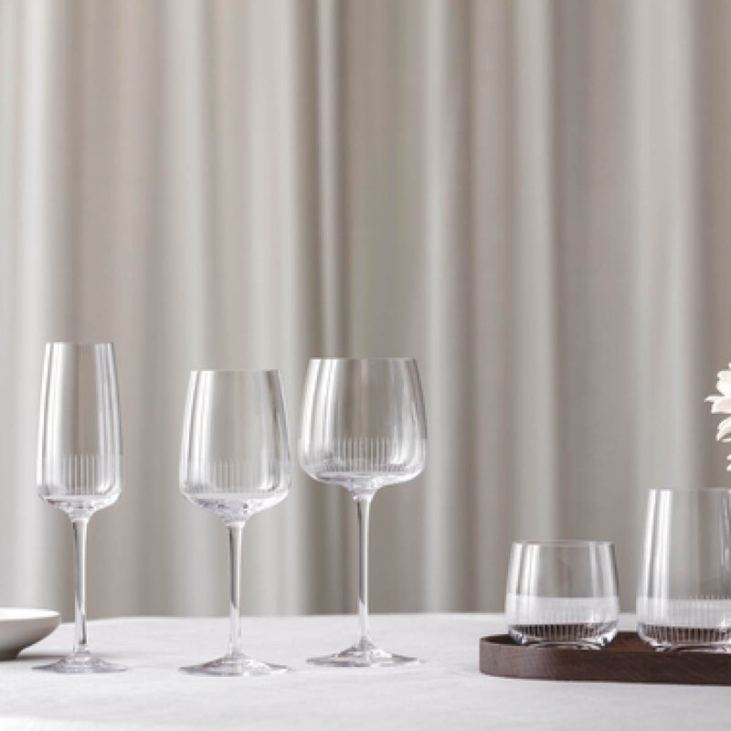 Afina champagneglass 12 cl 4 stk klar