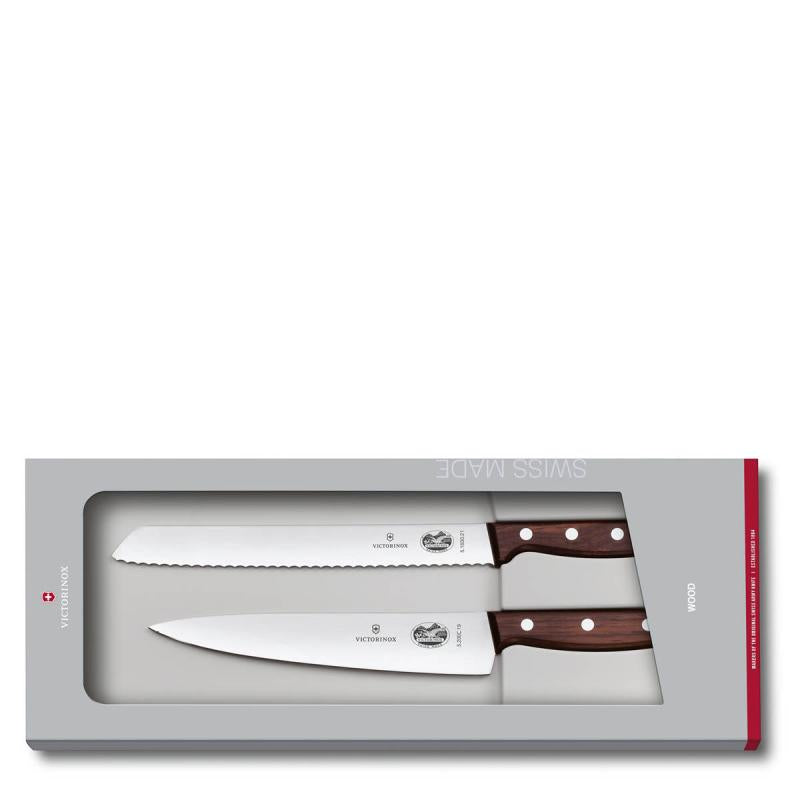 Kebony knivsett kokke- og brødkniv 2 deler
