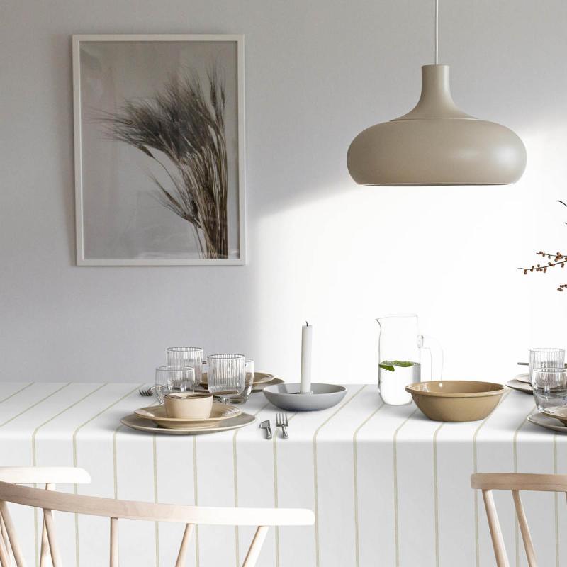 Tvärs bordduk 150x250 cm beige