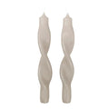 Twist vridde lys 2,4x23 cm 2 stk rainy day grey