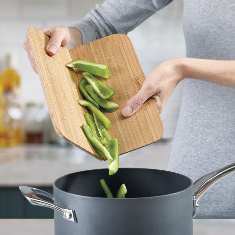 Chop2Pot skjærefjøl 33x27 cm tre