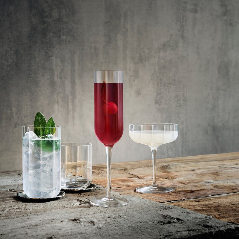 Jazz champagneglass 21 cl 4 stk