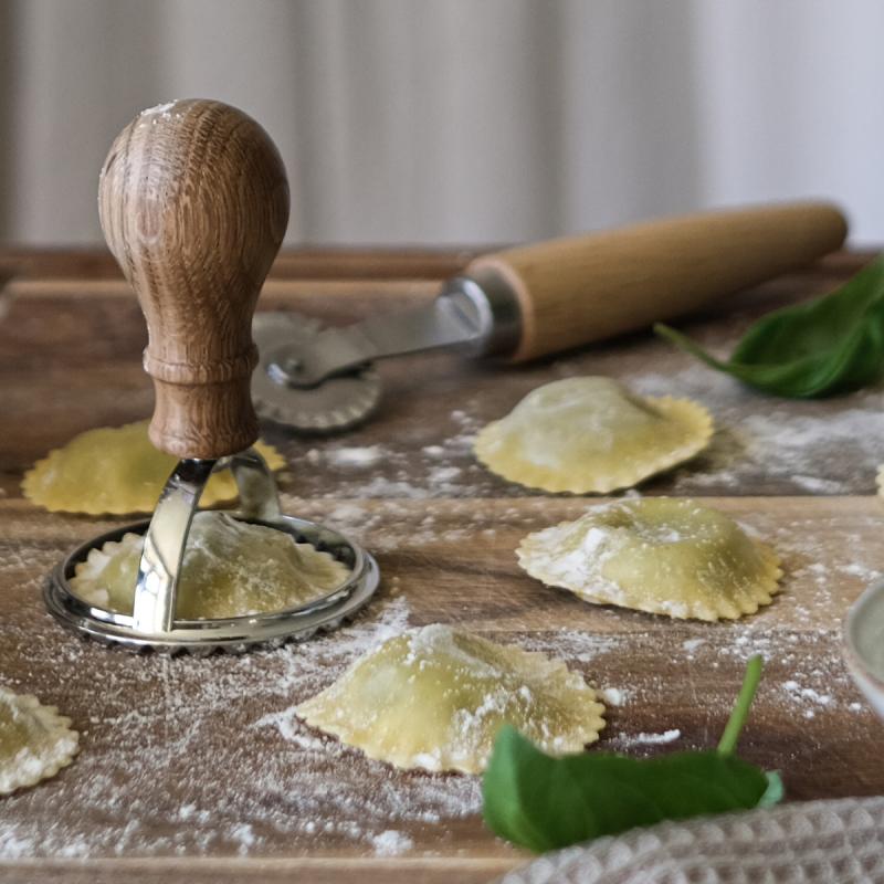 Pasta La Vista ravioli stempelsett 2 deler natur/blank
