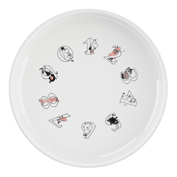 Moomin ABC dyp tallerken 15 cm salmon