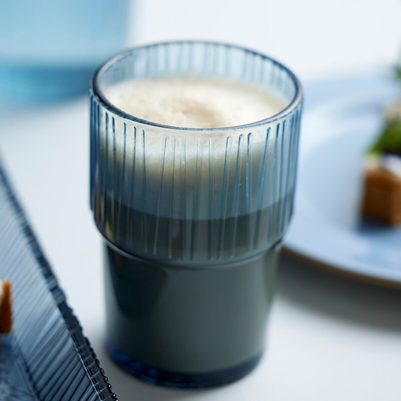 Kusintha kaffeglass 38 cl 4 stk blå