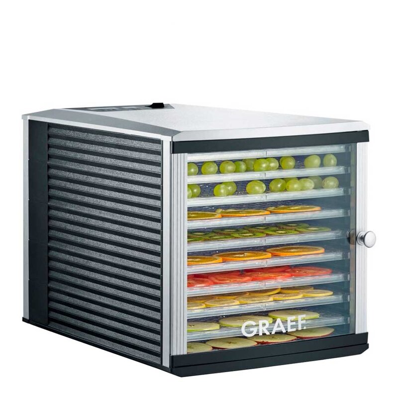 Dehydrator DA510 10 plater stål/svart
