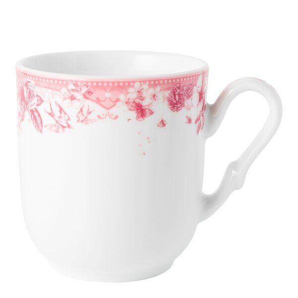 Rosa sløyfe krus 30 cl pink