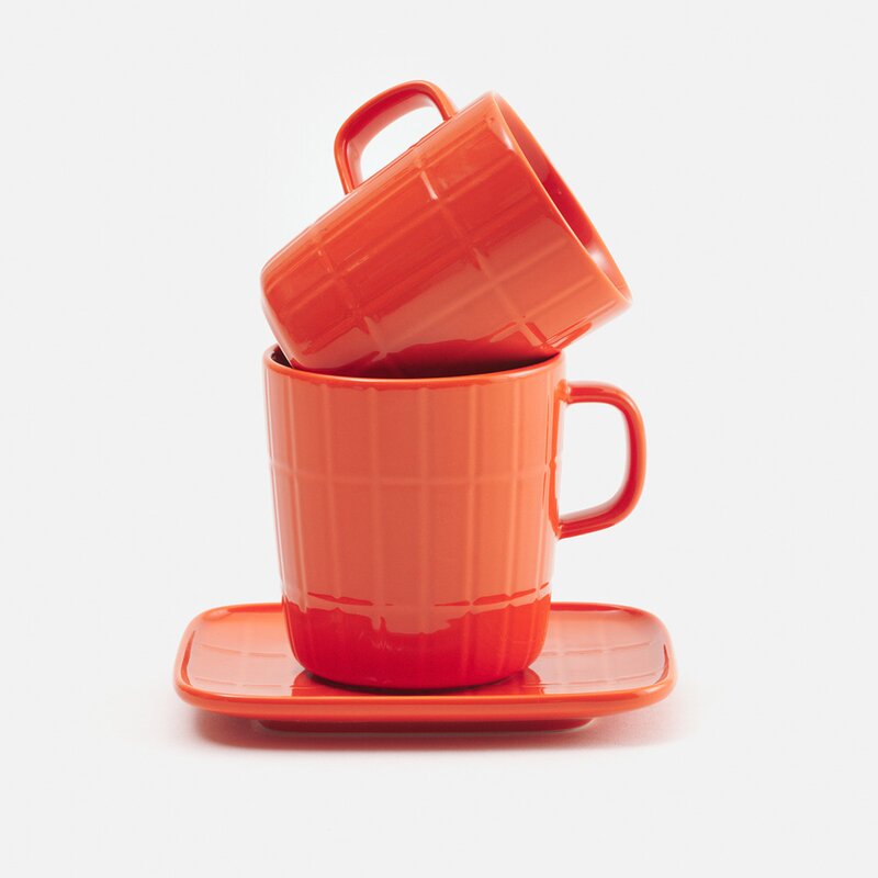 Tiiliskivi krus 40 cl oransje