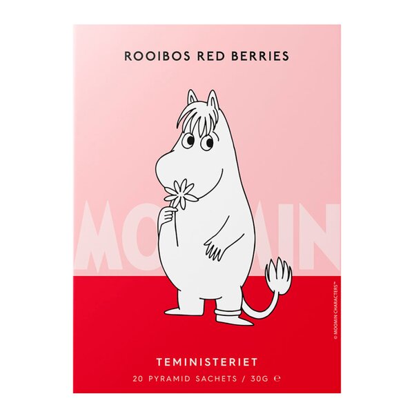 Mummi pyramideposer Snorkfrøken rooibos te røde bær 20 stk