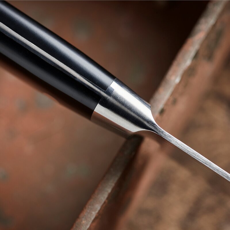 Damask santokukniv 18 cm svart