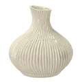Eik vase 27x28 cm krem