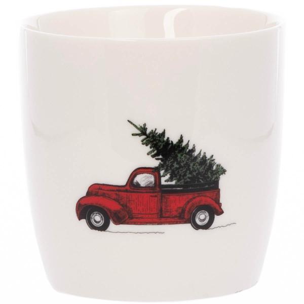 Krus driving home for christmas 30 cl hvit